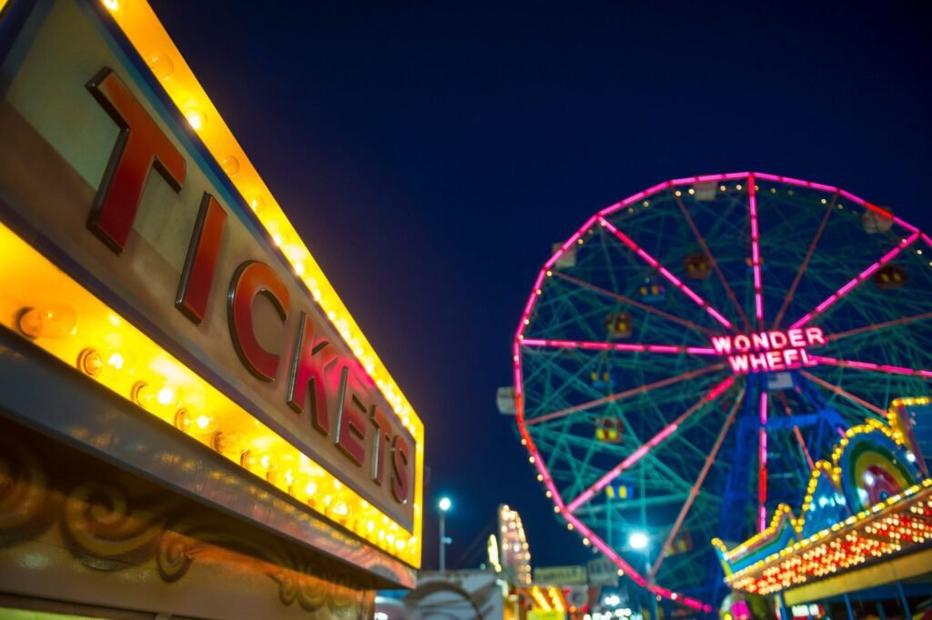 Entertainment ticketing, theme park ticketing