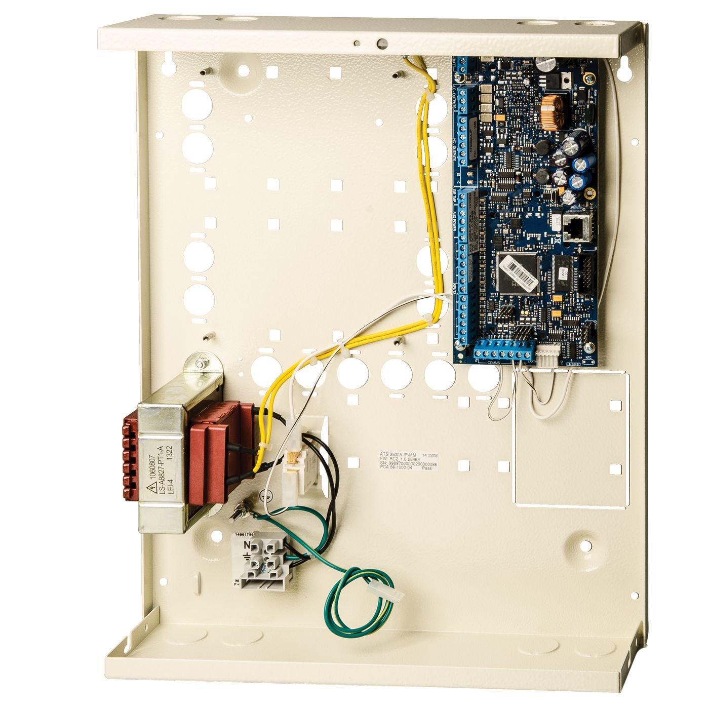 Aritech ATS1500A-IP-MM Advisor Advanced ATS1500a Embedded IP Control Panel In Medium Metal Housing, 8-32 Zones, 4 Areas