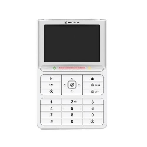 Everon and Axon keypad with Mifare reader, white